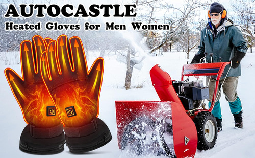 Guantes Calefactables Recargables Con Batería Eléctrica Para
