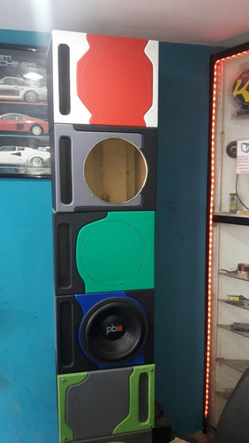 Imagen 1 de 12 de Cajones Ventilados Individuales Para Bajos 10 12 15 Pulgadas