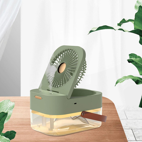Ventilador Umidificador De Área De Trabalho Verde