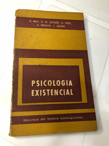 Libro Psicología Existencial - R. May - Muy Buen Estado