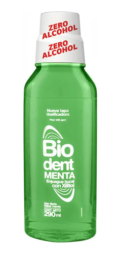 Enjuague Bucal Biodent Diario Menta 290ml