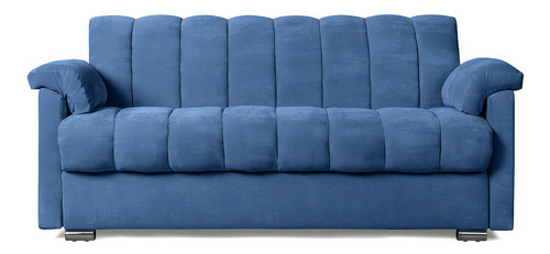 Sofa Cama Individual Plegable Sillon Moderno Mercury Cosmic Color Azul