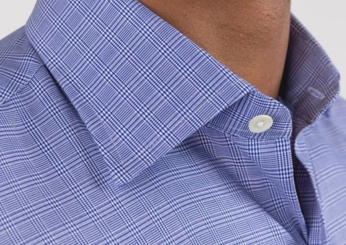 Camisa * Christian Dior* Principe De Gales Hombre Algodon