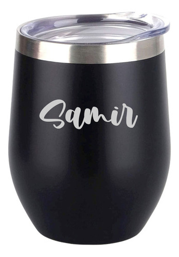 Vaso Térmico En Acero Inoxidable. Personalizado! Negro!