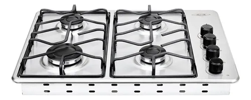 Estufa De Empotrar Inox 60x43 Cm Platina Gas Natural
