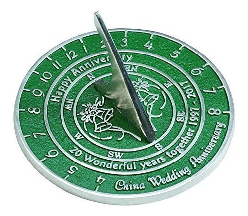 China Aniversario Sundial Regalo Hecho A Mano En Inglaterra