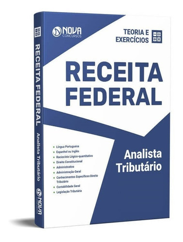 Apostila Receita Federal 2022 - Analista Tributário, De Professores Especializados., Vol. Único. Editora Nova Concursos, Capa Mole, Edição Oficial Em Português, 2022