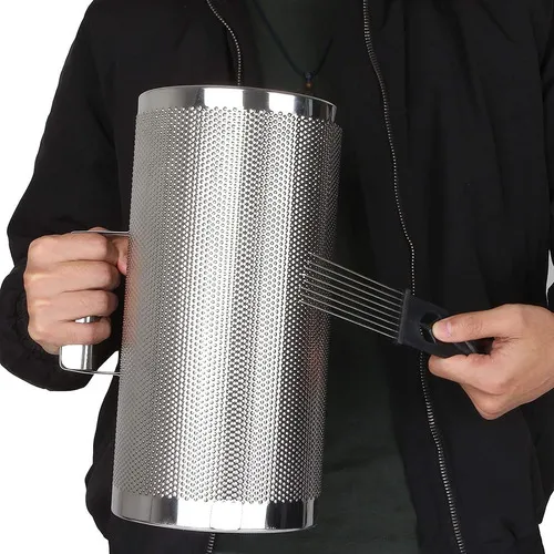 Instrumento Guiro De Acero Inoxidable 12 X 6 Percussio Latin