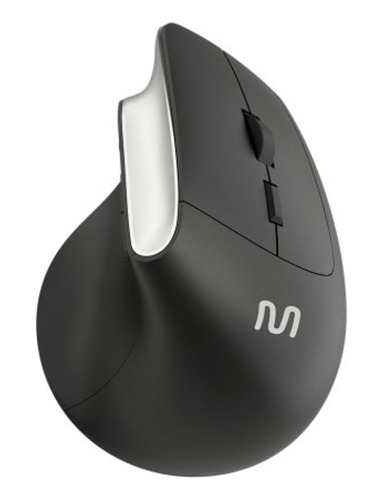 Mouse Sem Fio Ms800 1600dpi 6bot Silen Preto Multilaser