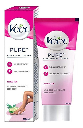 Veet Hair Removal Cream, Piel Normal  10