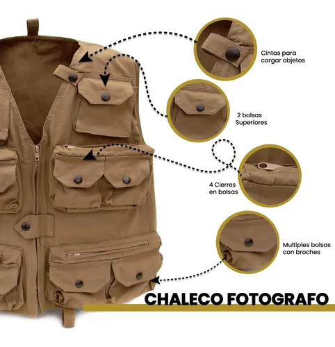 Chaleco de fotografo hotsell