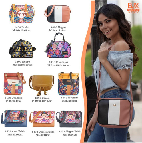 Imagen 5 de 10 de Paquete 5 Bolsas Dama #1 Bolsos Moda Y Mayoreo+envío+regalo