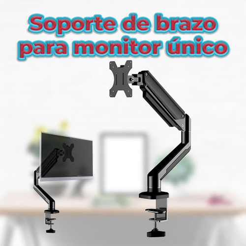 Soporte De Monitor Con Brazo Para Pantallas De 13 A 30