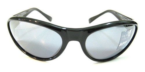 Óculos De Sol Spy Original Mod 16 - Preto Brilho - Espelhada