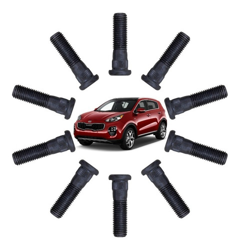 Kit 10 Birlos Rueda Para Kia Sportage 2016 12x1.5