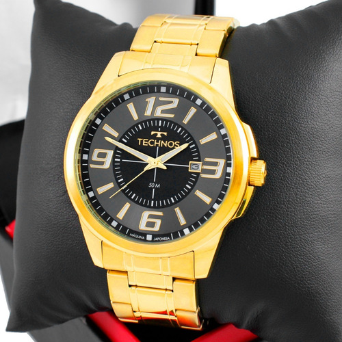 Relógio Technos Masculino Performance Racer Dourado