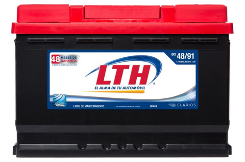 Acumulador Lth Para Carro Tipo L-48/91-615. Entrega  Cdmx.