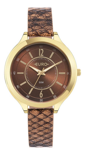 Relógio Euro Feminino Match Dourado - Eu2035ytl/5d