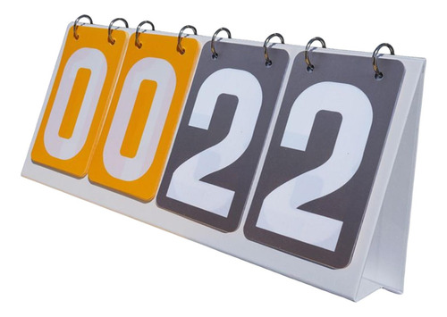 Tablero De Puntuación De 4 Dígitos Para Amarillo Gris