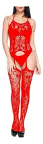 Comprar Malla, Babydoll Completa Femenina Rojo