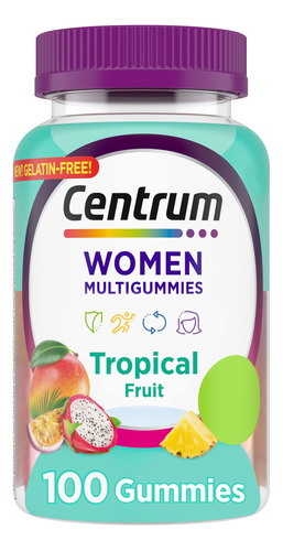 Centrum Gomitas Multivitaminicas Para Mujer, Sabores De Frut