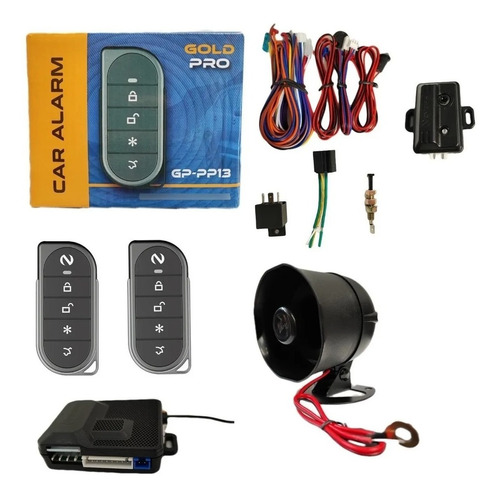 Kit Alarma Nemesis Código Variable Auto Antirobo