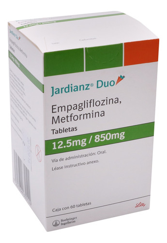 Jardianz Duo 12.5/850mg 60 Tabletas