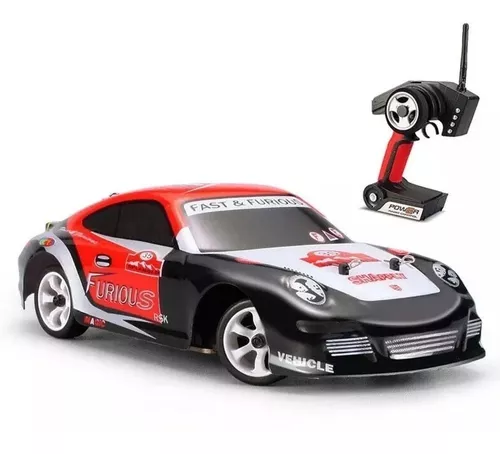 Carro de controle remoto para crianças, 4WD RC Drift Toy, Modelo GTR,  Tração nas quatro rodas, Corrida, Meninos, Presente Kids, 2.4G