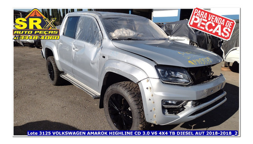 Sucata Volkswagen Amarok Highline 3.0 V6 Cd 3.0 V6 4x4 2018