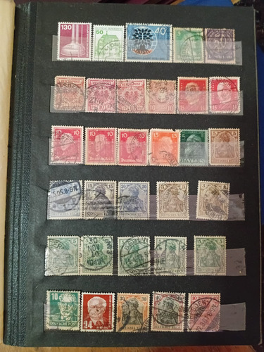 Lote2520 Clasificador Con 586 Estampillas De Alemania