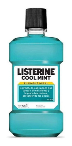 Listerine Enjuague Bucal Cool Mint 1 Litro