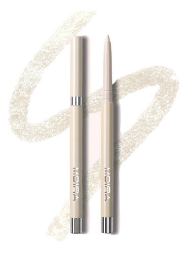 Shimmer Liner Delineador Metalico En Gel Moira 1 Pz 18 Tonos Color 03 White Pearl