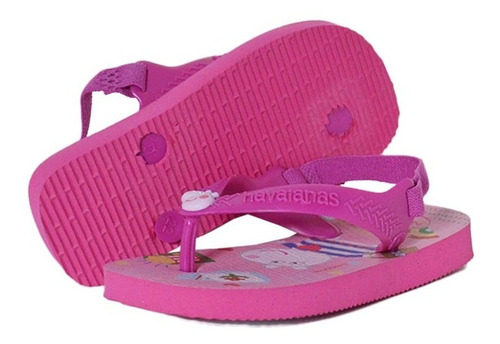 Imagen 2 de 3 de Ojotas Havaianas Original Peppa Pig Fc Kids Bebe Asfl70