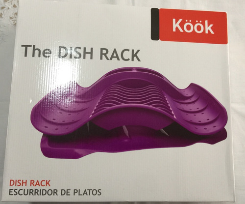 Escurridor De Platos Köök Color Blanco Solo Para 10 Platos