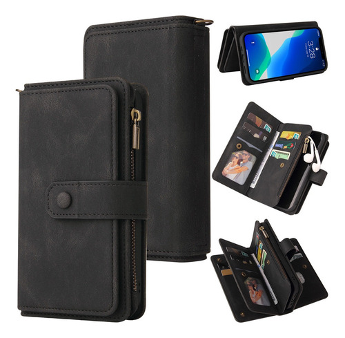 Funda Tipo Cartera For Motorola Moto G30 G60 G50 G73 Con 15