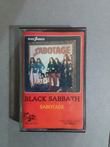 Black Sabbath Sabotage Casete Impecable Garantía  