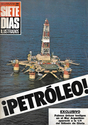 Siete Dias 1978 Jorge Luis Borges Clerc Tittarelli Petroleo 