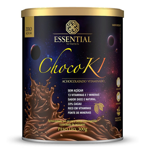 Choco Ki Achocolatado Vitaminado 300g Essential Nutrition