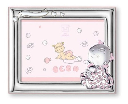 Silver Touch Usa Sterling Silver Picture Frame Baby Girl 4 X