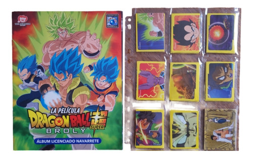 Álbum Dragon Ball Broly La Película - A Pegar - Navarrete