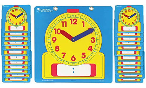 Recursos De Aprendizaje Write - Wipe Clocks Classroom Set