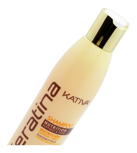 Shampoo Nutrición Sin Sulfatos Keratina X 250ml Kativa