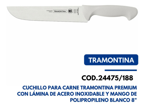 24475188tramontina Cuchillo Para Carne 8 Premium