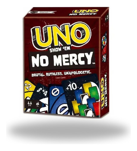 Jogo De Cartas Uno No Mercy Original Lacrado Oficial Uno