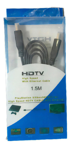 Cabo High Speed Hdmi Ethernet 1,5m