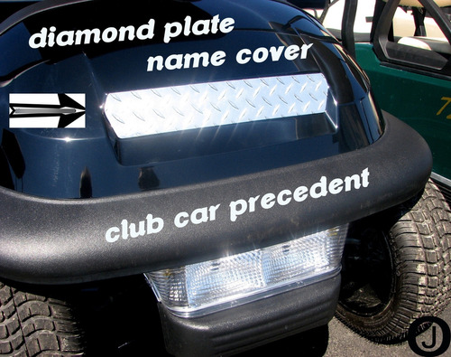 Club Car Precedente Carrito Golf Diamante Nombre Placa Cover