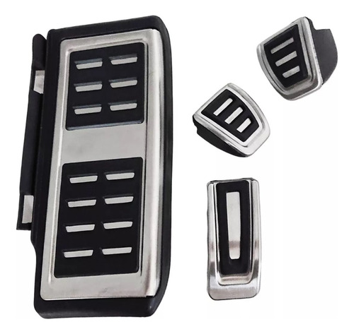 Kit Cubre Pedales + Posa Pie Para Autos Estandar Vw Mk7 Audi