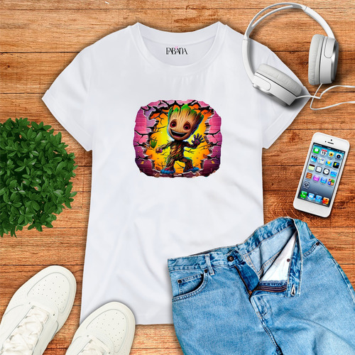 Franela Niña/niño Unisex Personalizada Yo Soy Groot 