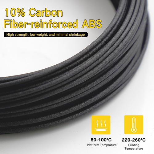 Filamento De Fibra De Carbono Abs 50g Para La Impresión 3d,
