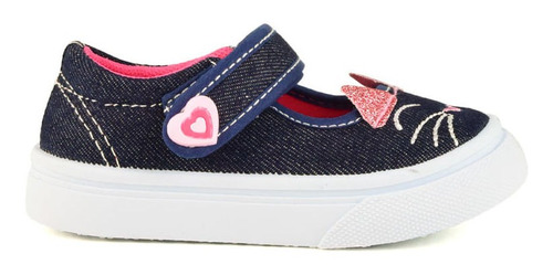 Zapato Deportivo Guga Con Velcro Kitty Talles 25-30